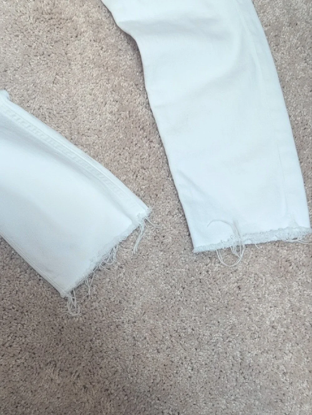 AGOLDE Slim Straight Jeans in White